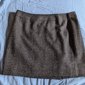 Brown and black skirt size 16